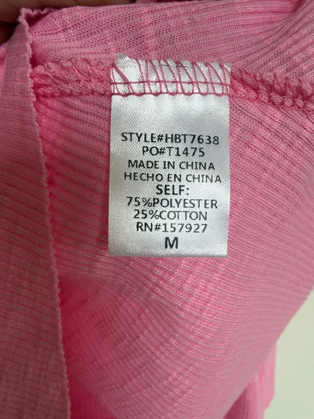 LA MIEL Pink V-Neck Flowy Tank Top - Picture 5 of 6